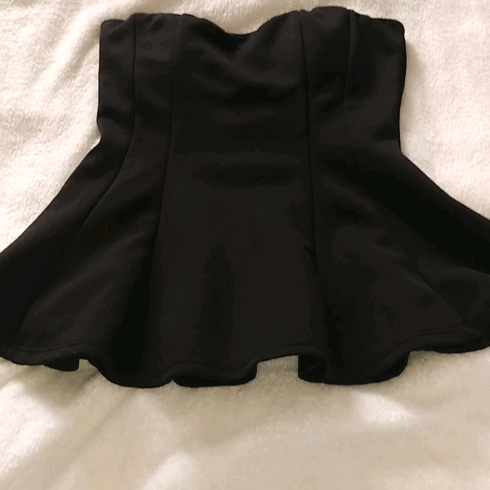 Black Sleeveless blouse
